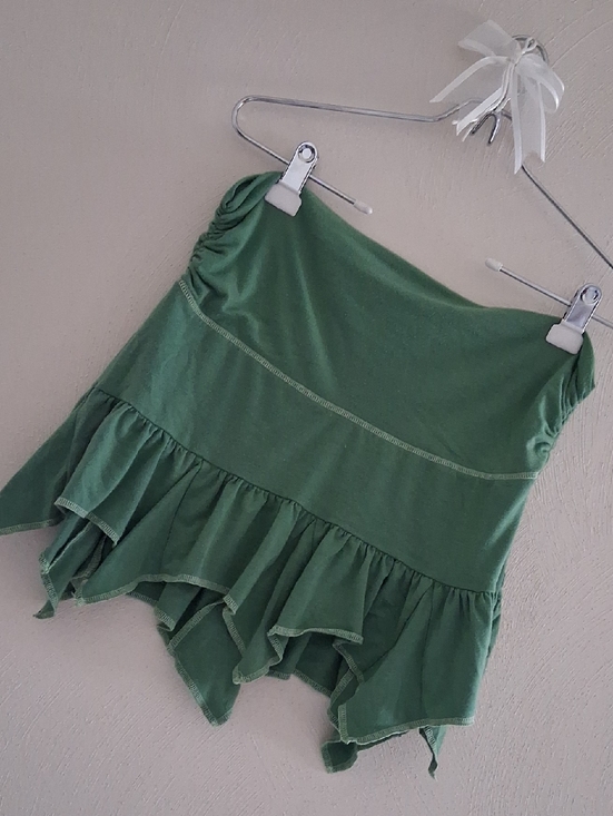 Hollister Dresses & Skirts - Hollister Mint Green Tube Top with Ruffle Hem